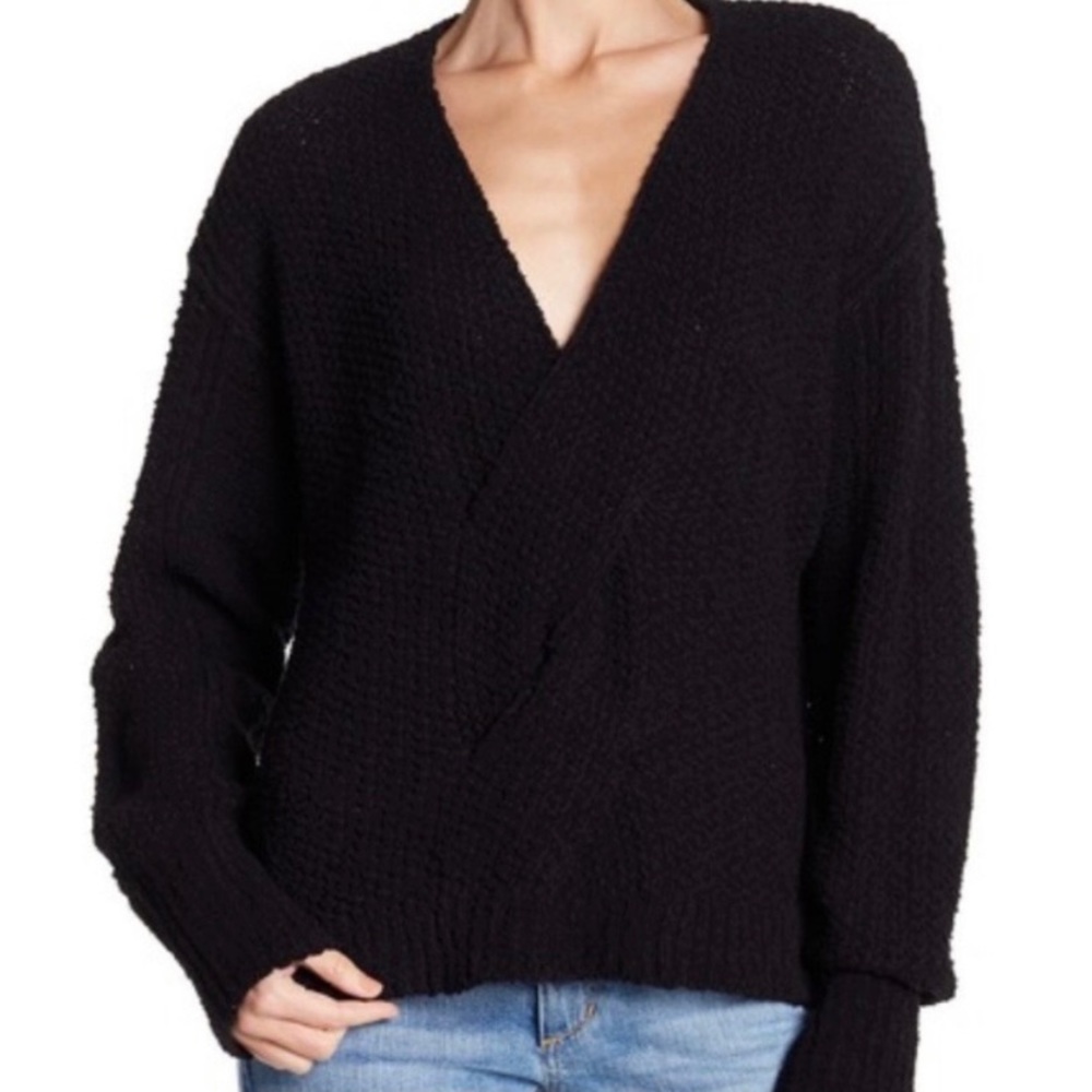 Free People Coco V-Neck Knit Sweater